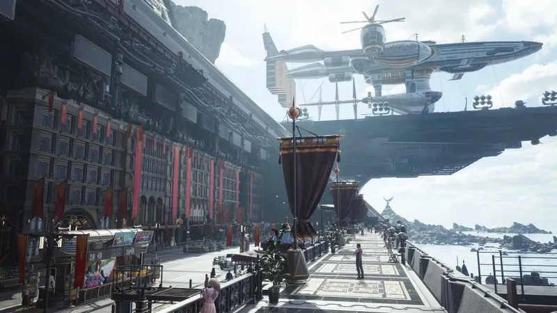 Junon et son immense canon dans FINAL FANTASY VII REBIRTH