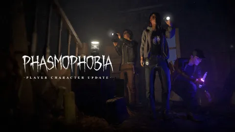 Phasmophobia mise à jour montrant les chasseurs de fantômes avant la personnalisation