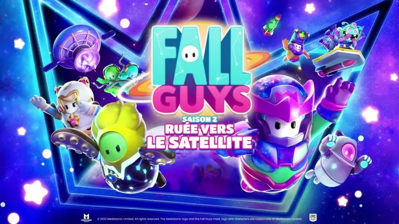 Fall Guys ruée vers le satellite sorti le 15 septembre saison 2 mediatonic epic games