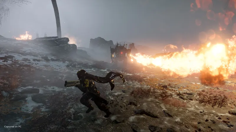 Official Steam image of HELLDIVERS™ 2 accompanying a check of action readability on Windows