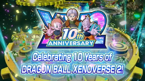 Xenoverse 2 anniversaire : visuel des célébrations des dix ans du jeu