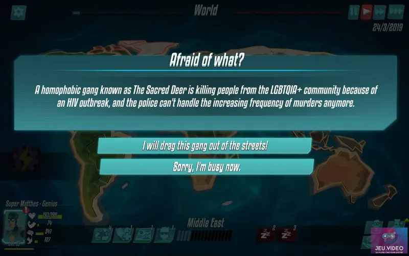 Test Hero Among Us - crise