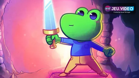 Die in the Dungeon 1.0 avec ses héros grenouilles et son univers de roguelite à dés