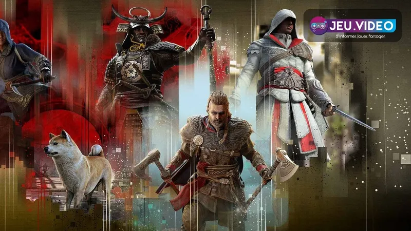 Assassin’s Creed dans For Honor avec Ezio, Naoe, Yasuke et Eivor