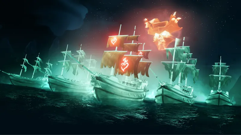 Capture officielle de Sea of Thieves montrant le contexte de gameplay pour l'étape 4 du guide joueur