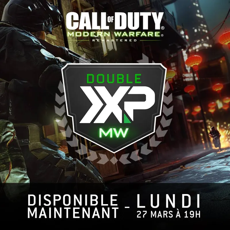 Double XP MWR