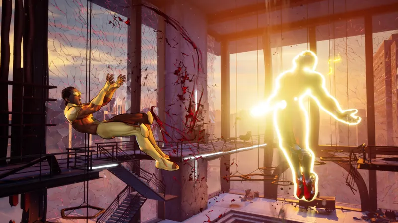 Invincible VS test personnages et pouvoirs dans un combat brutal