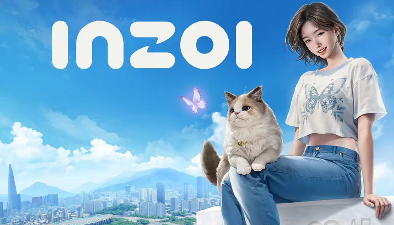 inZOI mise à jour avec Zois, logo officiel et ambiance de life sim réaliste