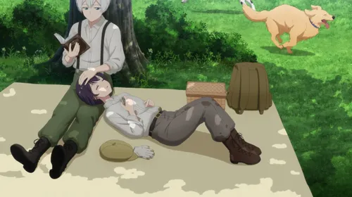 Yowaki MAX anime : Pia et Rufus sur le visuel saisonnier