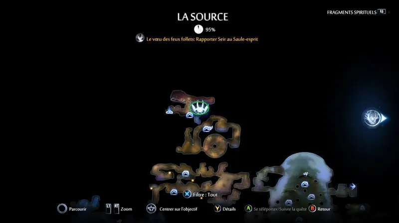 Ori and the Will of the Wisps - quête des graines mystérieuses - un