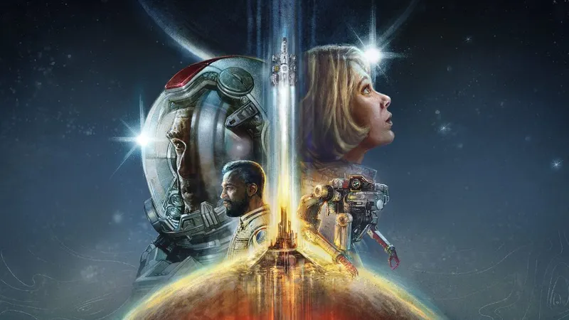 Starfield New Game Plus : visuel officiel du RPG Bethesda sur PS5
