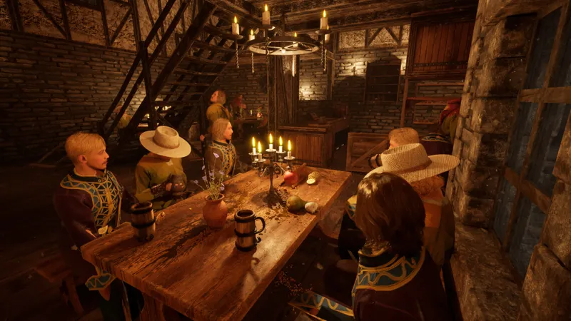 Official Tavern Legends screenshot showing a medieval tavern interior