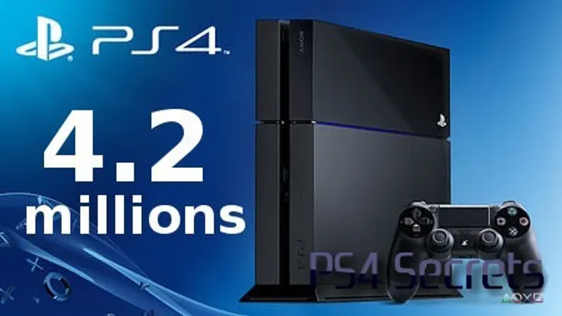 Et de 4,2 millions de consoles vendues