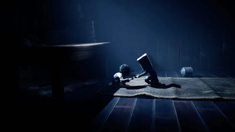 Environnement sombre de Little Nightmares II Enhanced Edition sur Switch 2