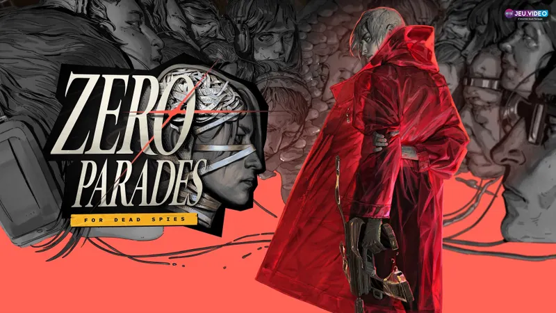 ZERO PARADES avec Hershel Wilk en manteau rouge et logo officiel du RPG