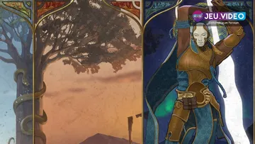 Serpents Gaze en sortie Steam avec héros armés dans un désert dark fantasy