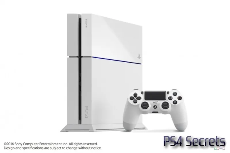 Déclinaison PS4 white pour septembre