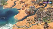 Ville égyptienne officielle de Civilization VII montrant le développement urbain et les cases utiles pour organiser les premiers tours