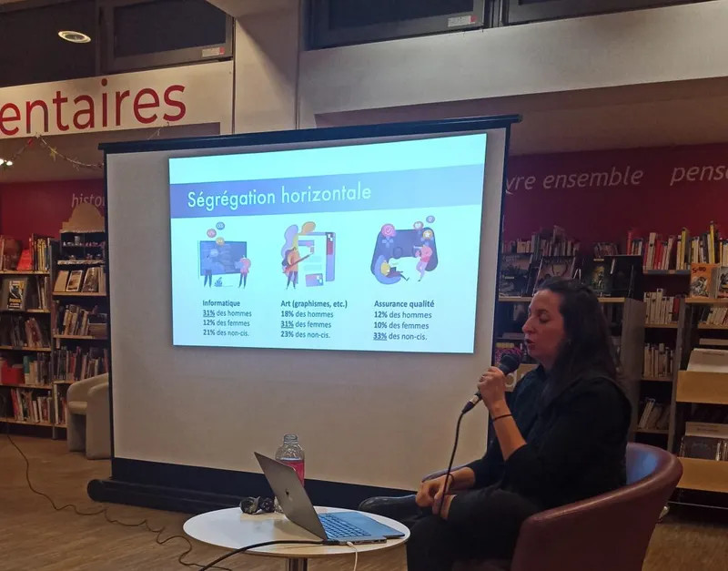 GabrielleTrépanier-Jobin conférence Equité, diversité et inclusion Paris 24 novembre 2022 et chercheuse Université du Québec de Montréal