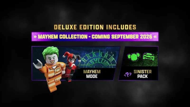 Visuel du trailer Deluxe Edition de LEGO Batman : Legacy of the Dark Knight