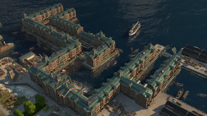 Capture officielle de Anno 1800 montrant le contexte de gameplay pour l'étape 5 du guide joueur