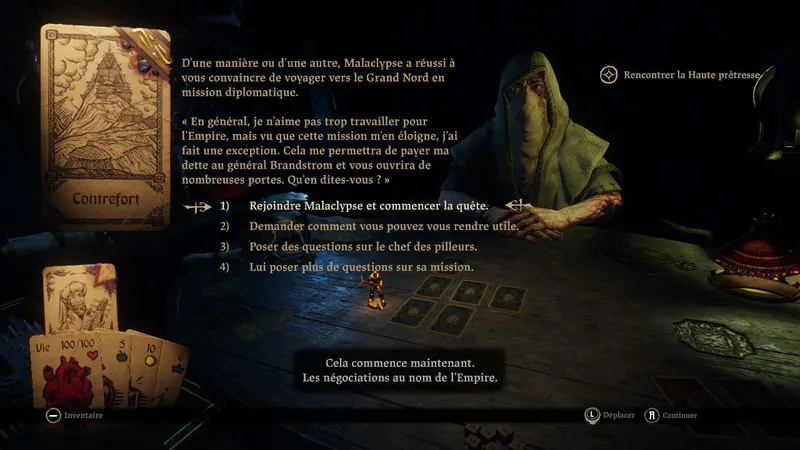 La suite du dungeon crawler sous forme de cartes
