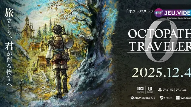 Visuel officiel d’Octopath Traveler 0, listé par Square Enix sur Nintendo Switch 2