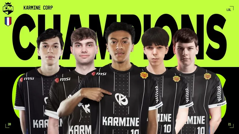 Les joueurs Karmine Corp