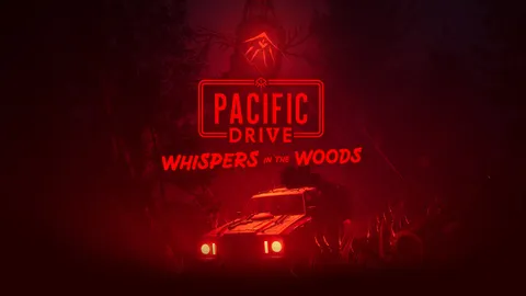 Break de Pacific Drive dans une forêt humide, prêt pour une sortie de collecte et de survie dans la Zone