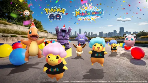 PokéXciting avec Pikachu en tenue régionale dans Pokémon GO