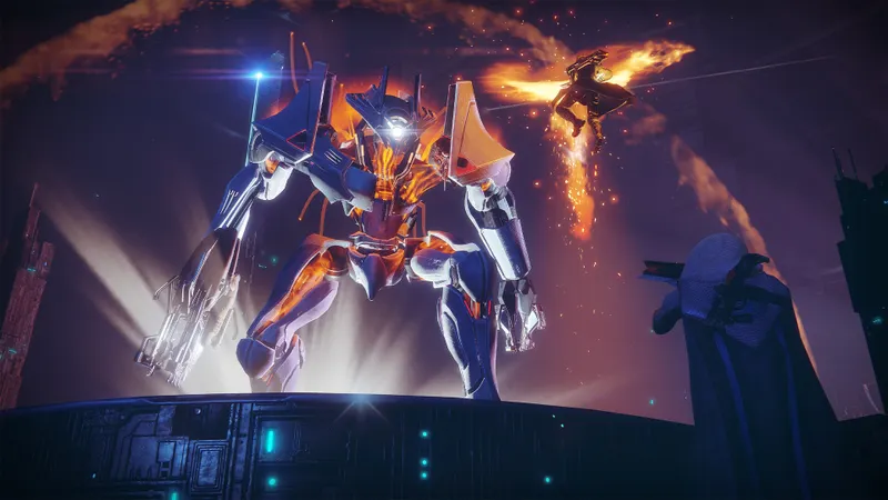 Escuadra de Destiny 2 enfrentándose a una amenaza importante con roles y armas complementarias