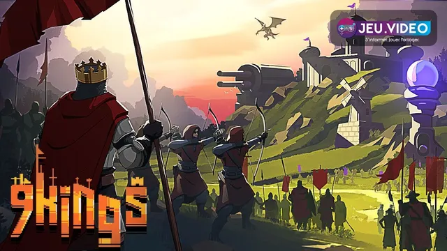 9 Kings mise à jour multijoueur avec le logo officiel et ses rois en pixel art