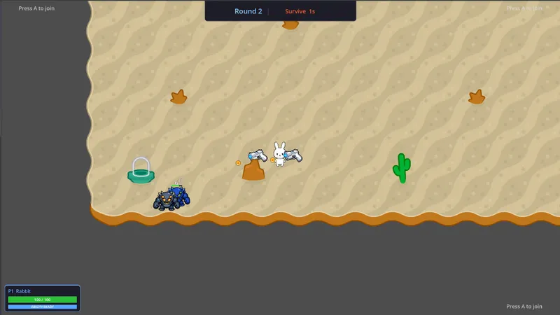 Brawlzerker affiche un combat de brawler à vagues