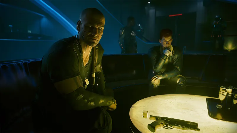 Capture officielle de Cyberpunk 2077 montrant le contexte de gameplay pour l'étape 5 du guide joueur