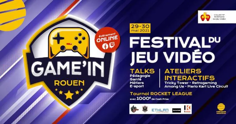 Affiche Game'In Rouen