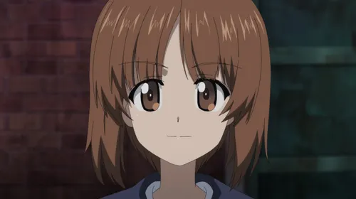 Girls und Panzer trailer : Miho et St. Gloriana sur le visuel