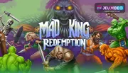 Mad King Redemption date de sortie avec héros pixel art et logo du beat’em up