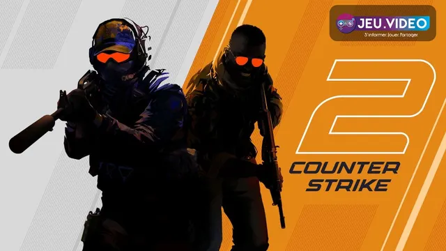 Visuel officiel de Counter-Strike 2 avec deux agents, choisi pour un guide de réglages FPS, visibilité et sensibilité