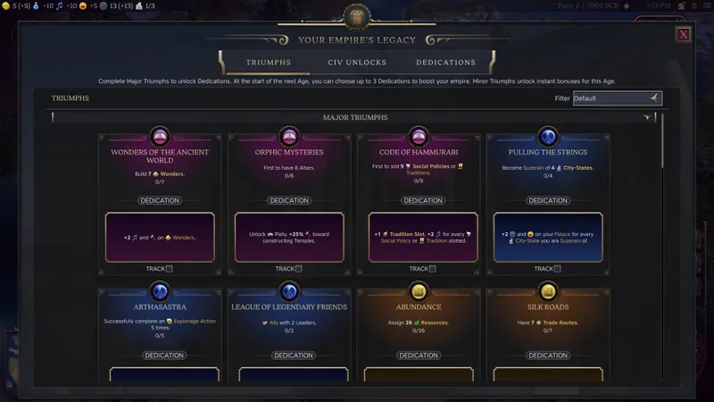 Civilization VII, capture de jeu issue de la galerie Steam