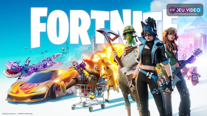 Fortnite v41.10 patch notes avec visuel officiel de la mise à jour Epic