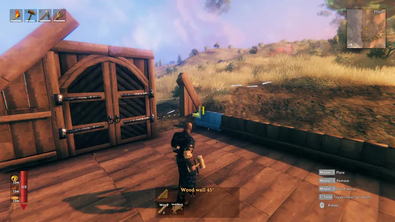 Capture officielle de Valheim montrant le contexte de gameplay pour l'étape 5 du guide joueur