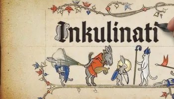 écriture médiévale Inkulinati animaux