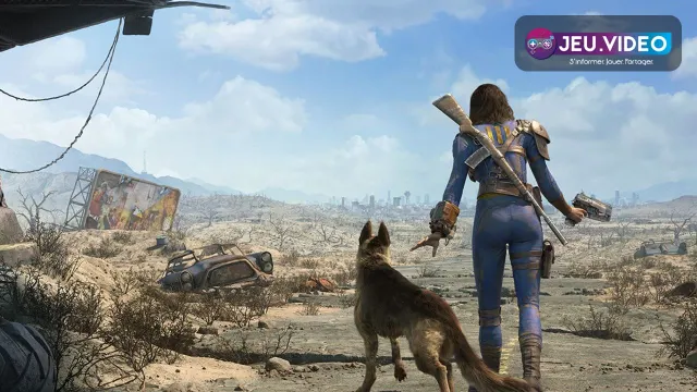Paysage officiel du Commonwealth de Fallout 4 pour un profil Steam Deck réglé sur 30 FPS