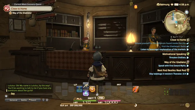 Illustration officielle de la restauration d’Ishgard dans Final Fantasy XIV, zone de progression pour les artisans