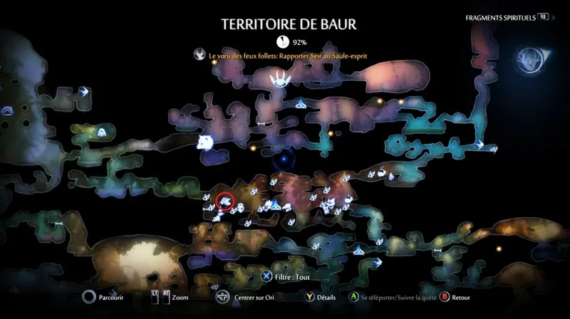 Ori and the Will of the Wisps quête "de main en main" étape 9