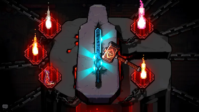 Capture officielle Steam de Soulforge Lost Path montrant une scène d’action souterraine