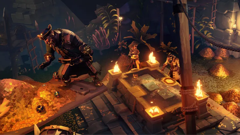 Capture officielle de Sea of Thieves montrant le contexte de gameplay pour l'étape 3 du guide joueur