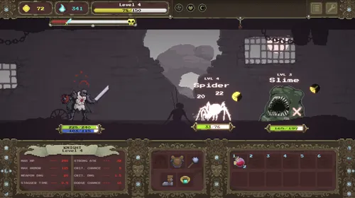 Loot Dungeon : visuel officiel du roguelite auto-battler sur Steam