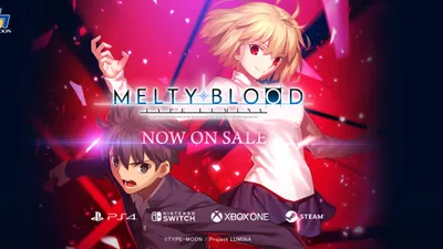 Combat entre Shiki Tohno et Arcueid Brunestud montrant l'interface de match à surveiller pour appliquer le guide débutant Melty Blood Type Lumina