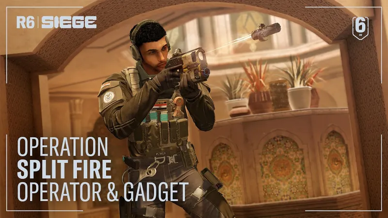 Imagen oficial de Rainbow Six Siege asociada a Operation Split Fire
